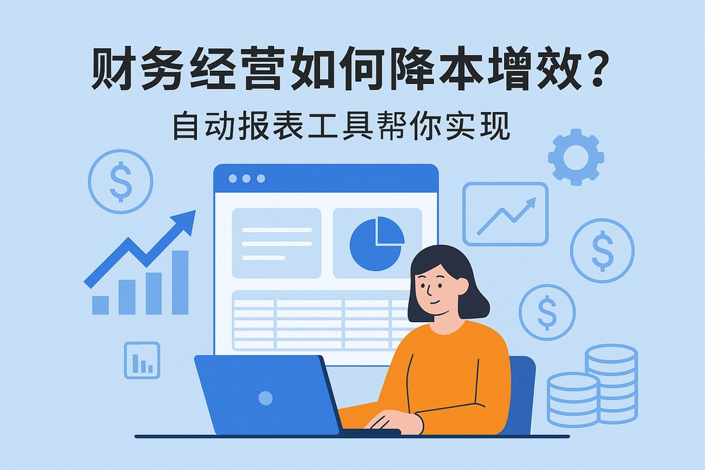 财务经营如何降本增效？自动报表工具帮你实现