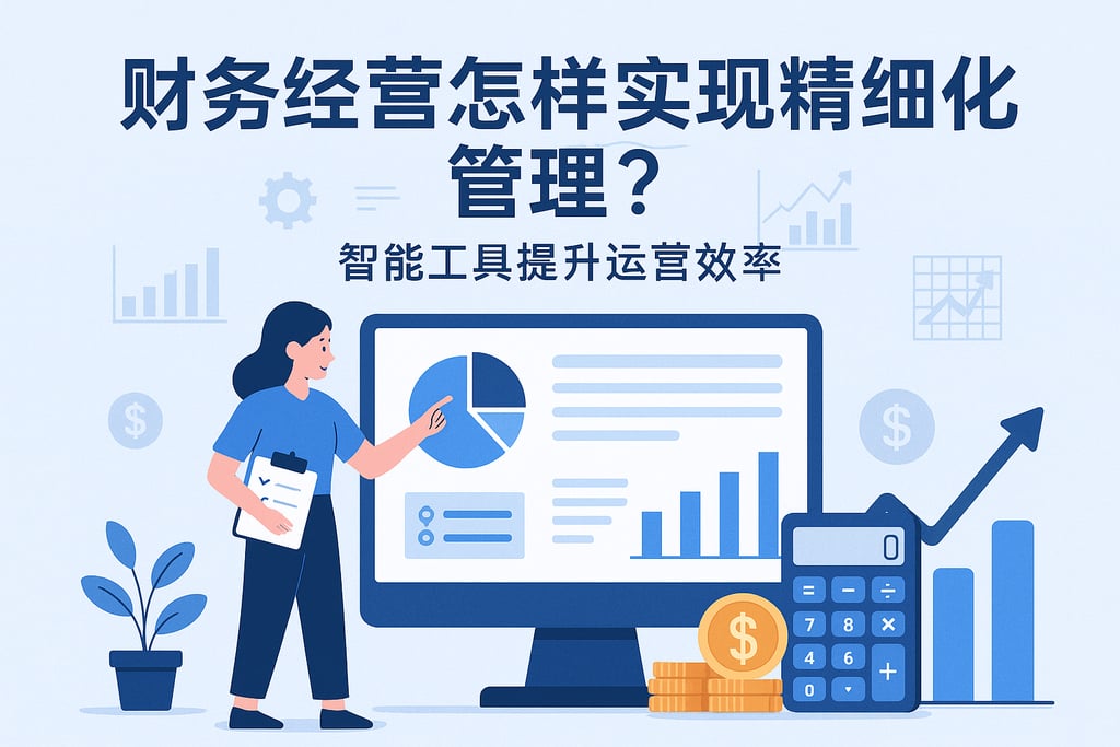 财务经营怎样实现精细化管理？智能工具提升运营效率