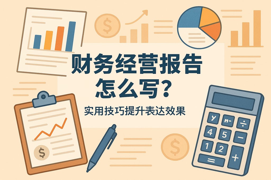 财务经营报告怎么写？实用技巧提升表达效果
