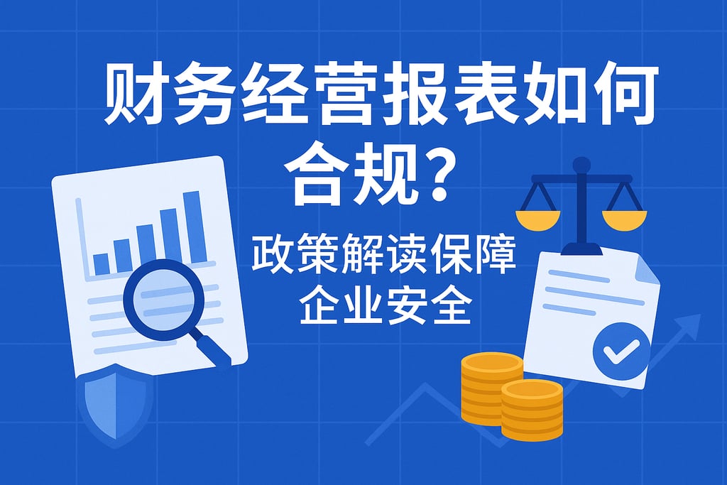 财务经营报表如何合规？政策解读保障企业安全