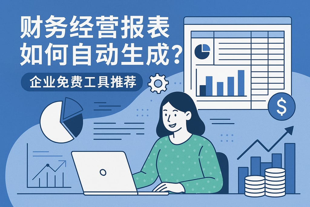 财务经营报表如何自动生成？企业免费工具推荐