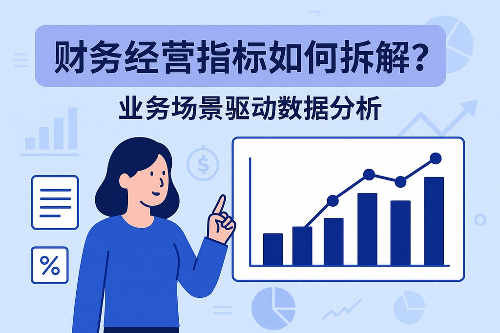 财务经营指标如何拆解？业务场景驱动数据分析