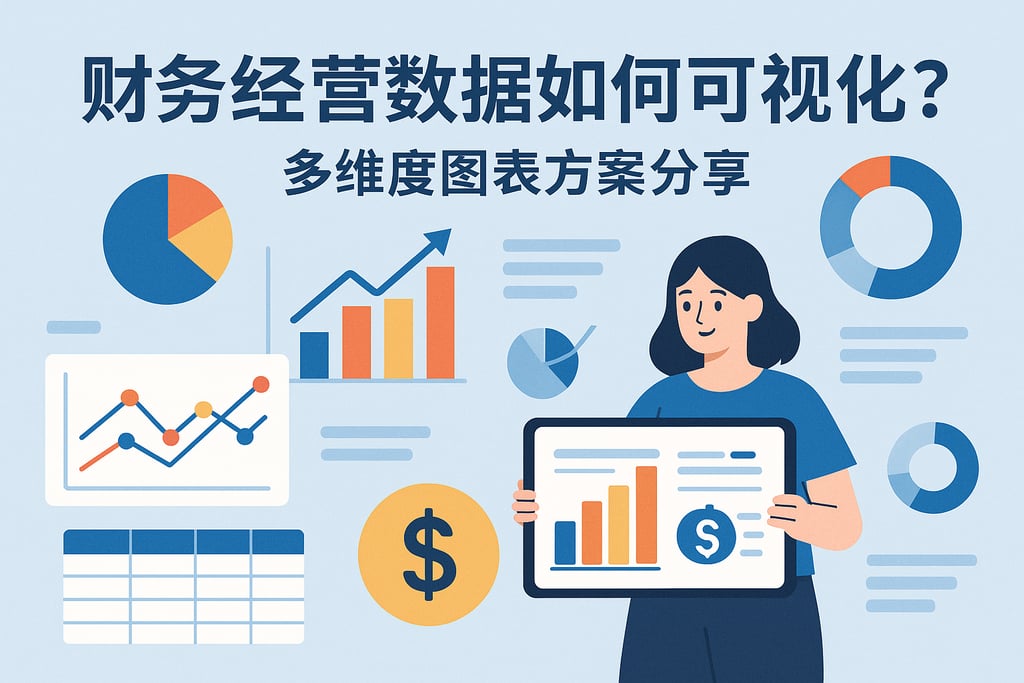 财务经营数据如何可视化？多维度图表方案分享