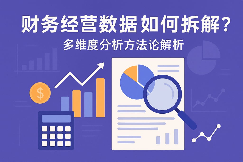财务经营数据如何拆解？多维度分析方法论解析