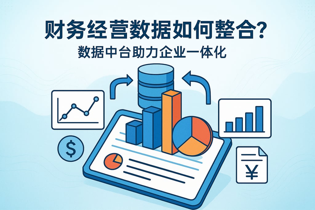 财务经营数据如何整合？数据中台助力企业一体化