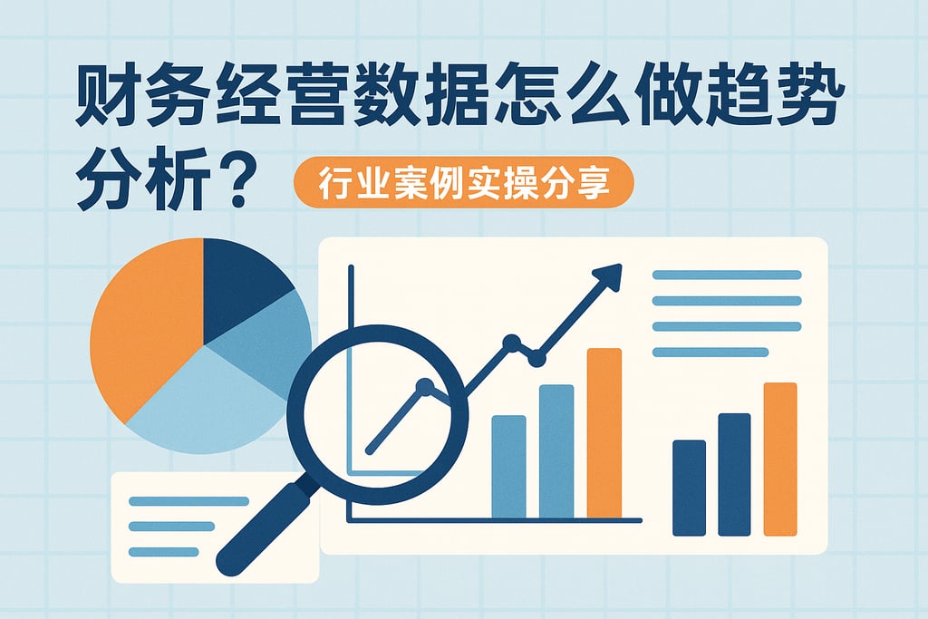 财务经营数据怎么做趋势分析？行业案例实操分享
