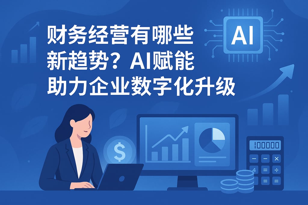 财务经营有哪些新趋势？AI赋能助力企业数字化升级