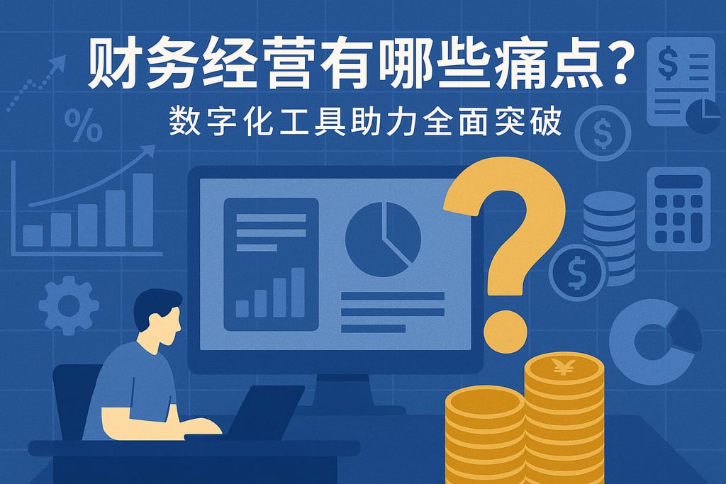 财务经营有哪些痛点？数字化工具助力全面突破