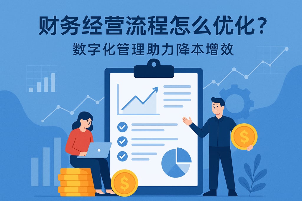 财务经营流程怎么优化？数字化管理助力降本增效