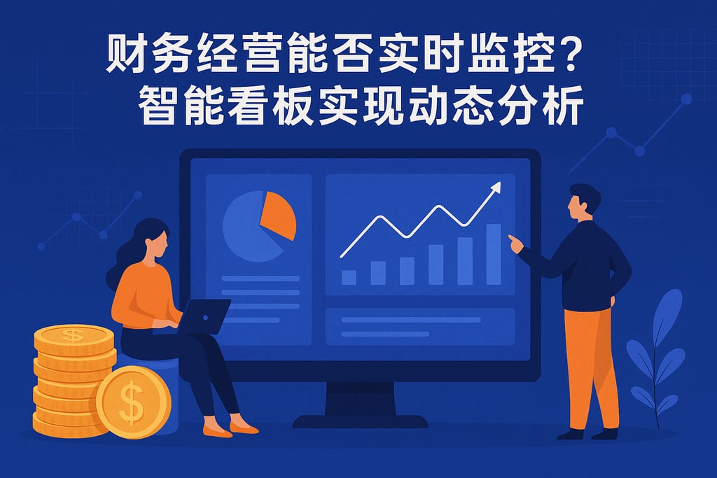 财务经营能否实时监控？智能看板实现动态分析