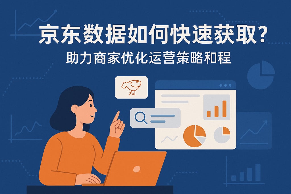 京东数据如何快速获取？助力商家优化运营策略和流程