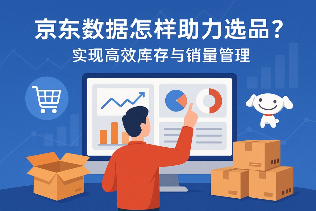 京东数据怎样助力选品？实现高效库存与销量管理