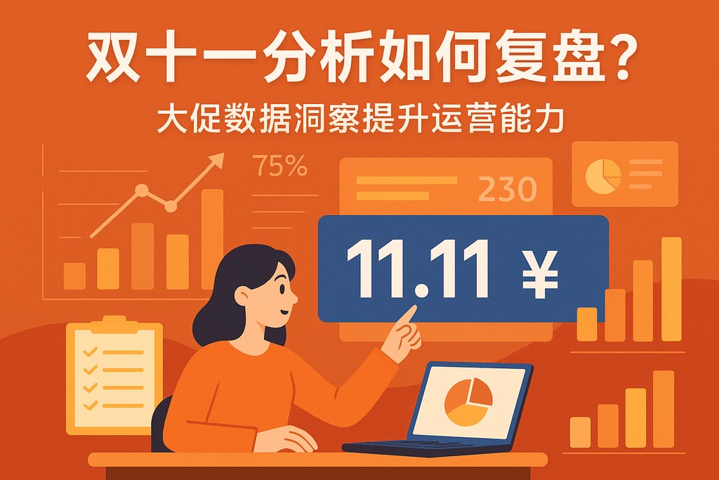 双十一分析如何复盘？大促数据洞察提升运营能力