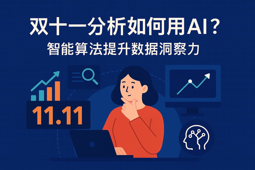 双十一分析如何用AI？智能算法提升数据洞察力
