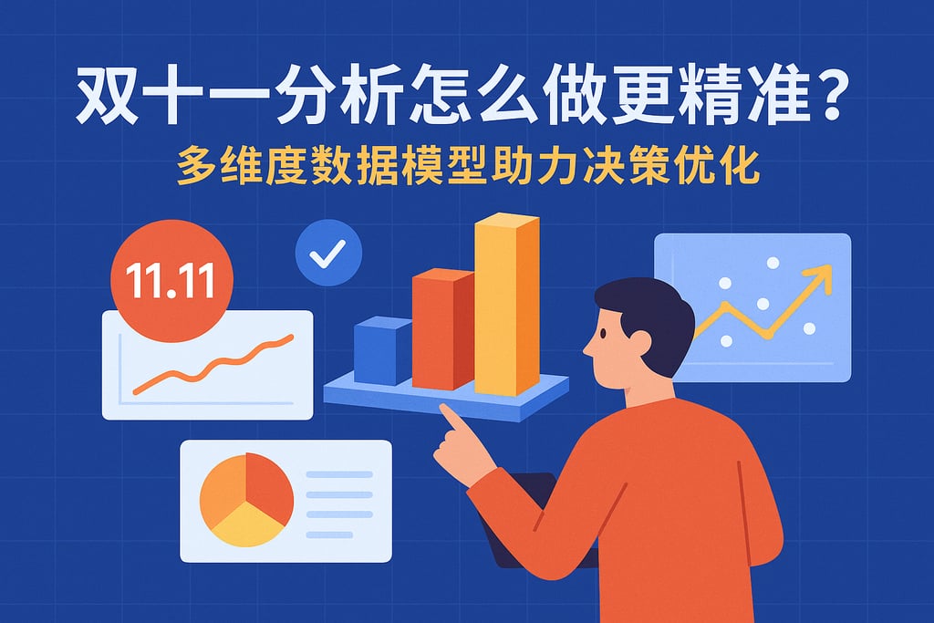 双十一分析怎么做更精准？多维度数据模型助力决策优化