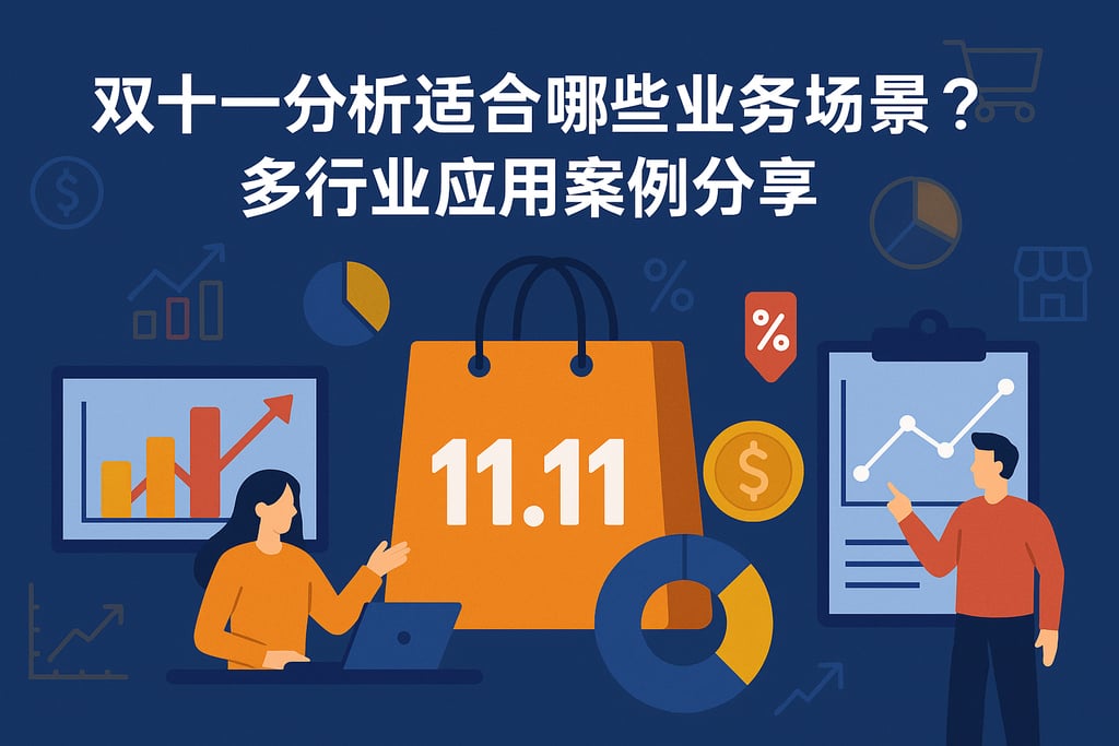 双十一分析适合哪些业务场景？多行业应用案例分享