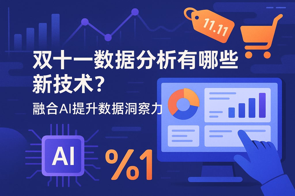 双十一数据分析有哪些新技术？融合AI提升数据洞察力