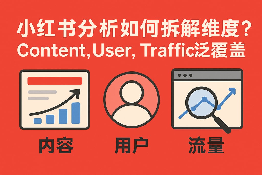 小红书分析如何拆解维度？内容、用户、流量全覆盖