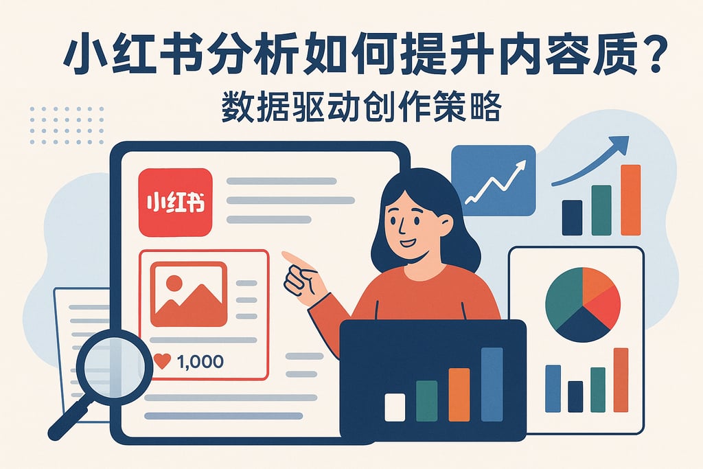 小红书分析如何提升内容质量？数据驱动创作策略