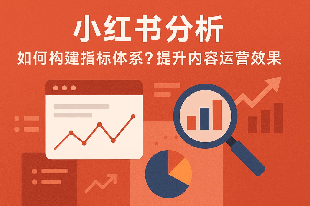 小红书分析如何构建指标体系？提升内容运营效果