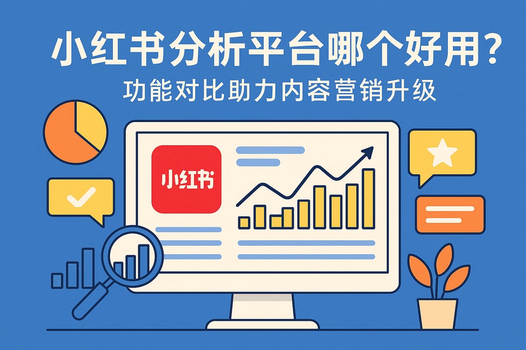 小红书分析平台哪个好用？功能对比助力内容营销升级