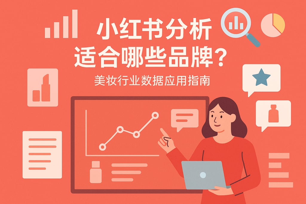 小红书分析适合哪些品牌？美妆行业数据应用指南