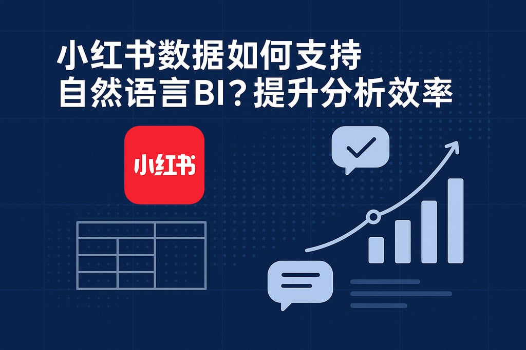 小红书数据如何支持自然语言BI？提升分析效率