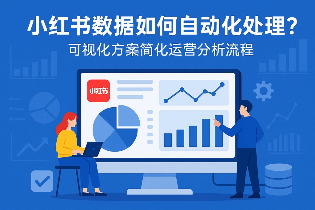 小红书数据如何自动化处理？可视化方案简化运营分析流程