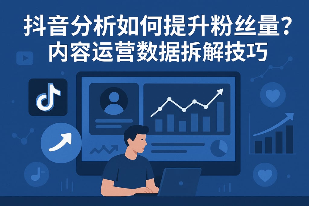 抖音分析如何提升粉丝量？内容运营数据拆解技巧