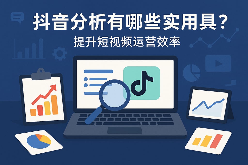 抖音分析有哪些实用工具？提升短视频运营效率