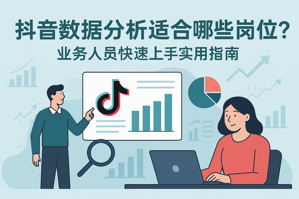 抖音数据分析适合哪些岗位？业务人员快速上手实用指南