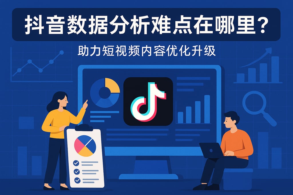 抖音数据分析难点在哪里？助力短视频内容优化升级
