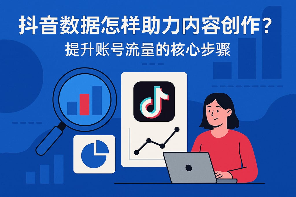 抖音数据怎样助力内容创作？提升账号流量的核心步骤