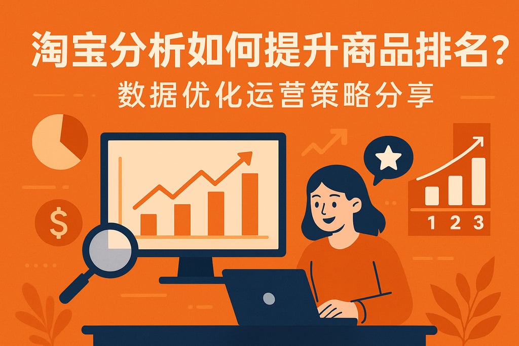 淘宝分析如何提升商品排名？数据优化运营策略分享