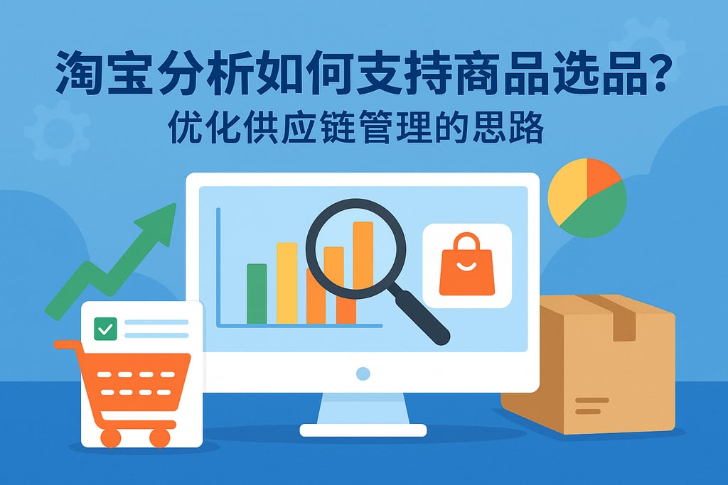 淘宝分析如何支持商品选品？优化供应链管理的思路