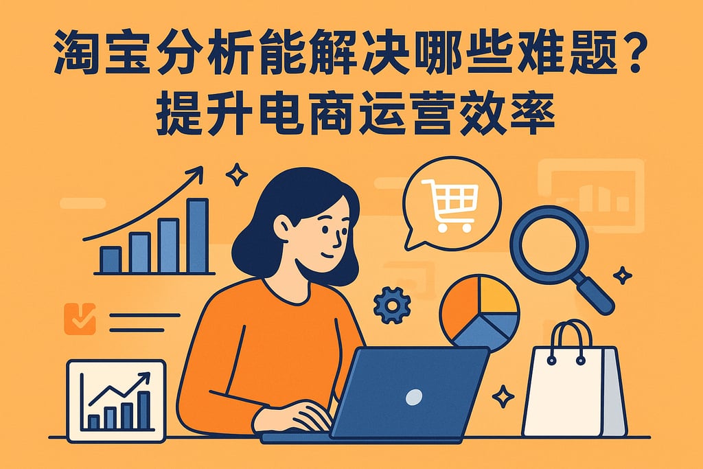 淘宝分析能解决哪些难题？提升电商运营效率