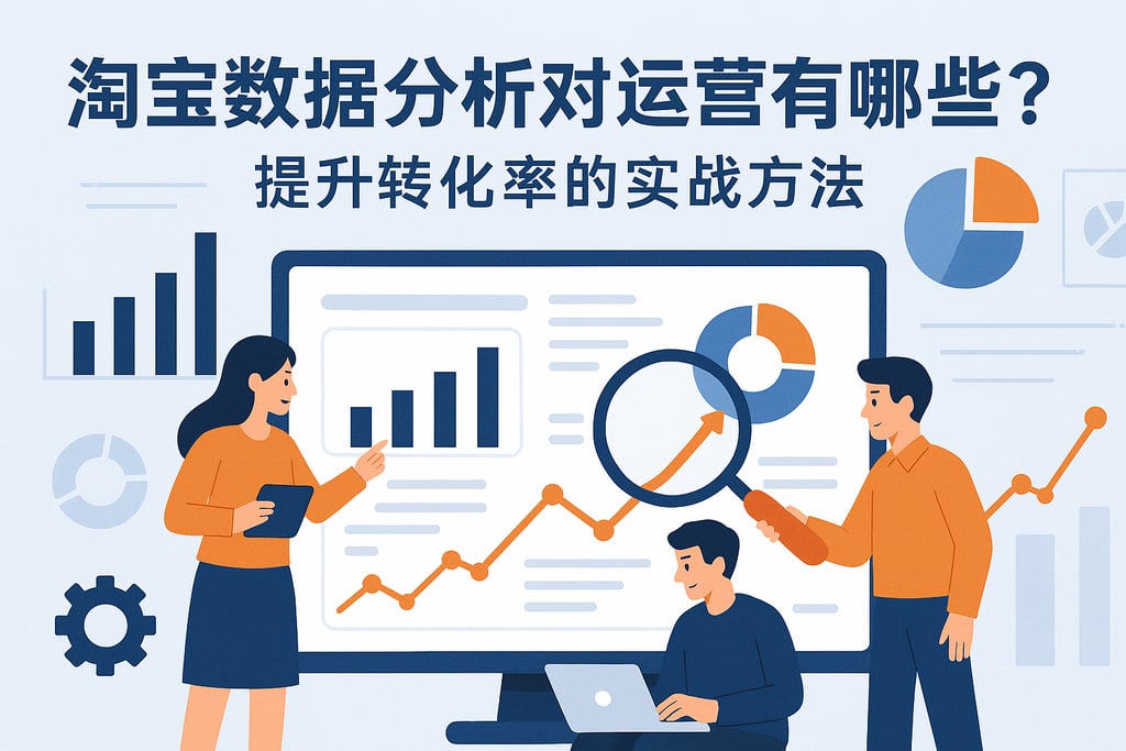 淘宝数据分析对运营有哪些帮助？提升转化率的实战方法