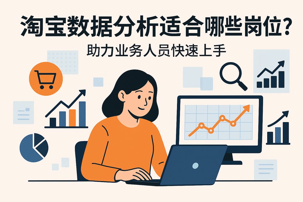 淘宝数据分析适合哪些岗位？助力业务人员快速上手