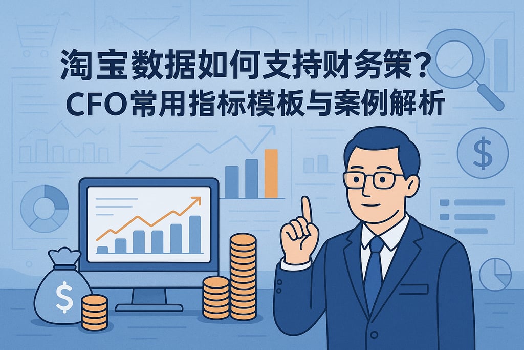 淘宝数据如何支持财务决策？CFO常用指标模板与案例解析