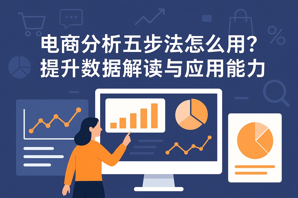 电商分析五步法怎么用？提升数据解读与应用能力