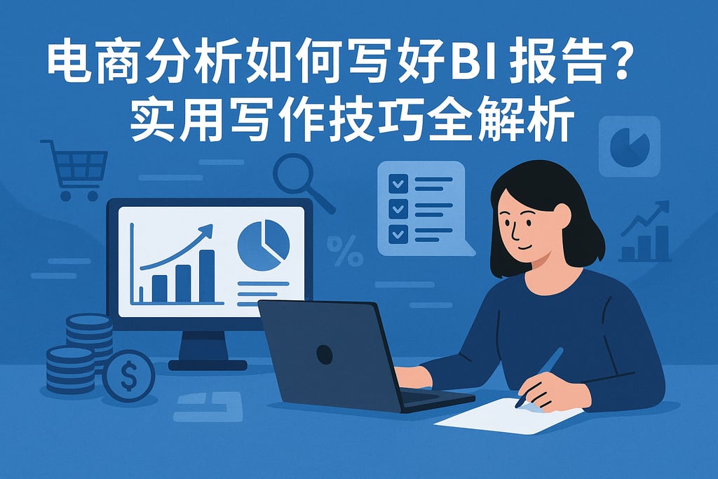 电商分析如何写好BI报告？实用写作技巧全解析