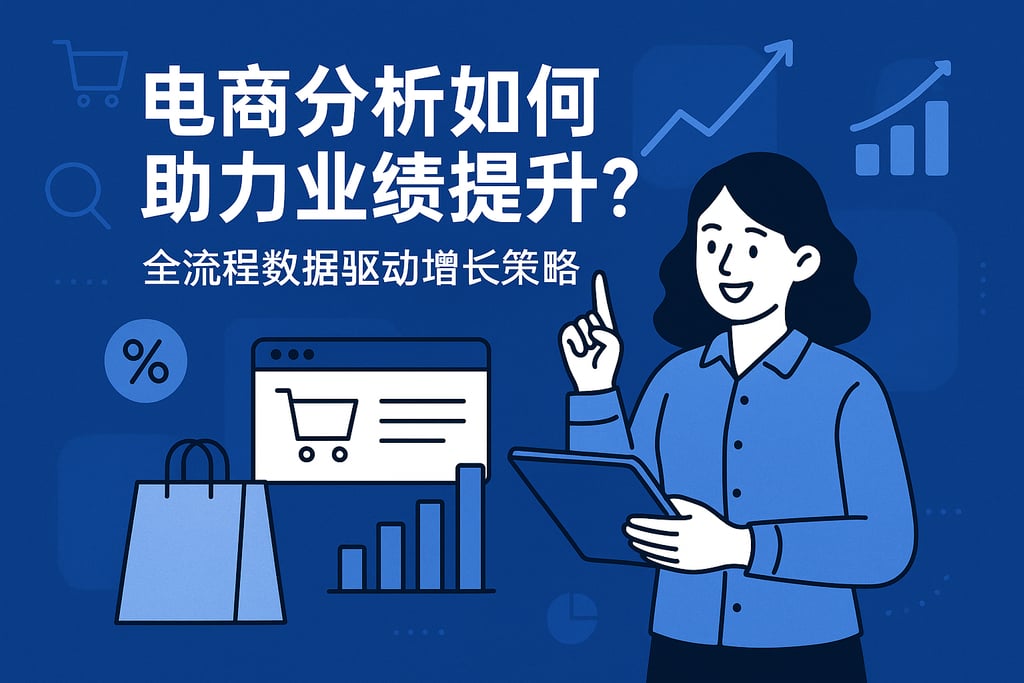 电商分析如何助力业绩提升？全流程数据驱动增长策略