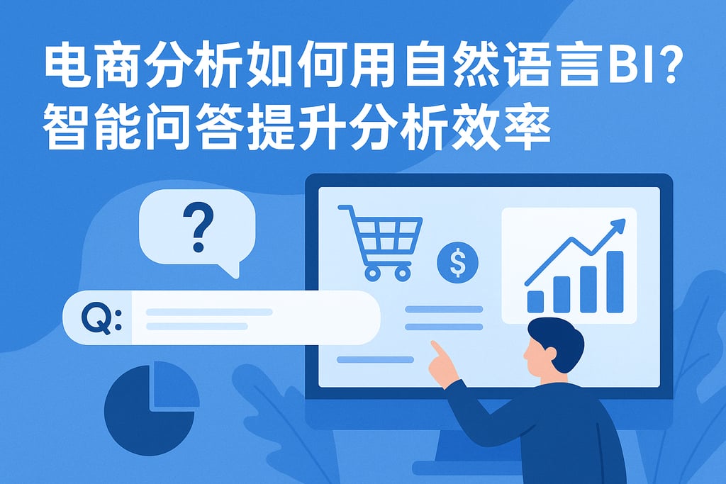 电商分析如何用自然语言BI？智能问答提升分析效率
