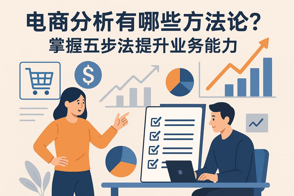 电商分析有哪些方法论？掌握五步法提升业务能力