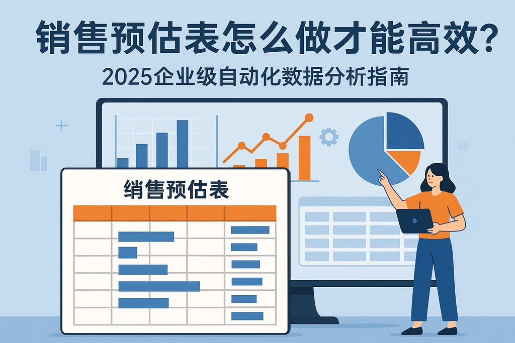 销售预估表怎么做才能高效?2025企业级自动化数据分析指南 | 帆软数字化转型知识库