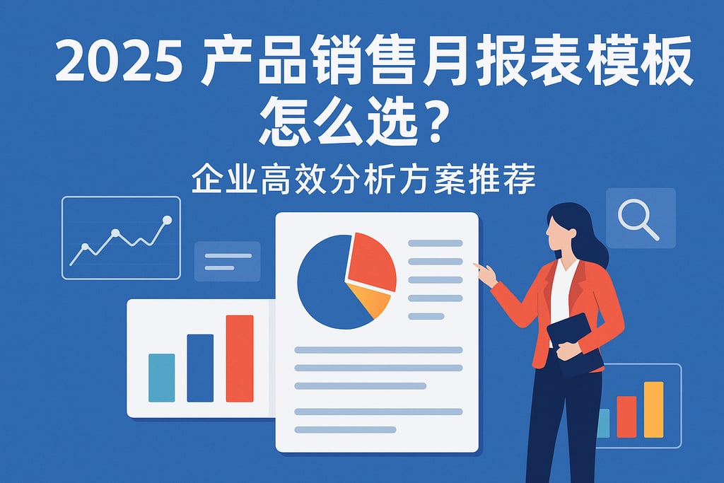 2025产品销售月报表模板怎么选？企业高效分析方案推荐