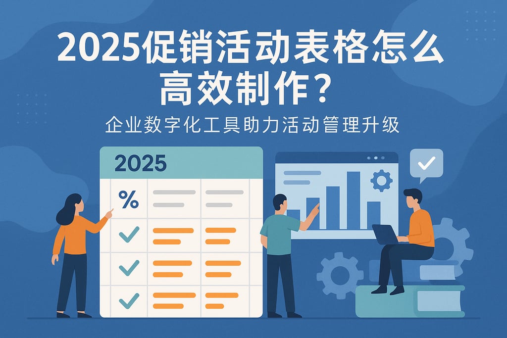 2025促销活动表格怎么高效制作？企业数字化工具助力活动管理升级