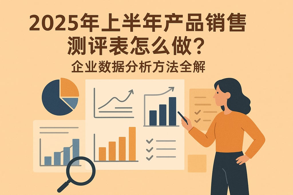 2025年上半年产品销售测评表怎么做？企业数据分析方法全解