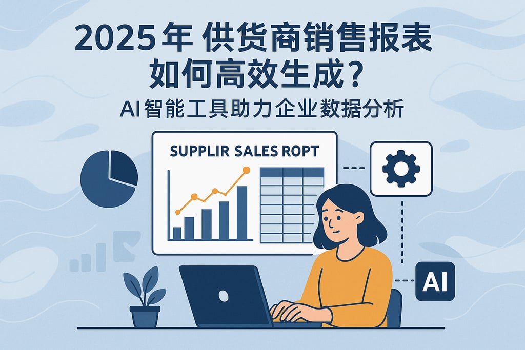 2025年供货商销售报表如何高效生成？AI智能工具助力企业数据分析
