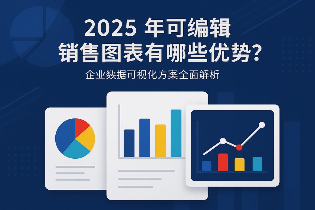 2025年可编辑销售图表有哪些优势？企业数据可视化方案全面解析
